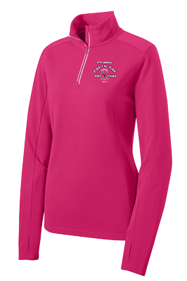 Pink the Rink Performance 1/4 zip pullover